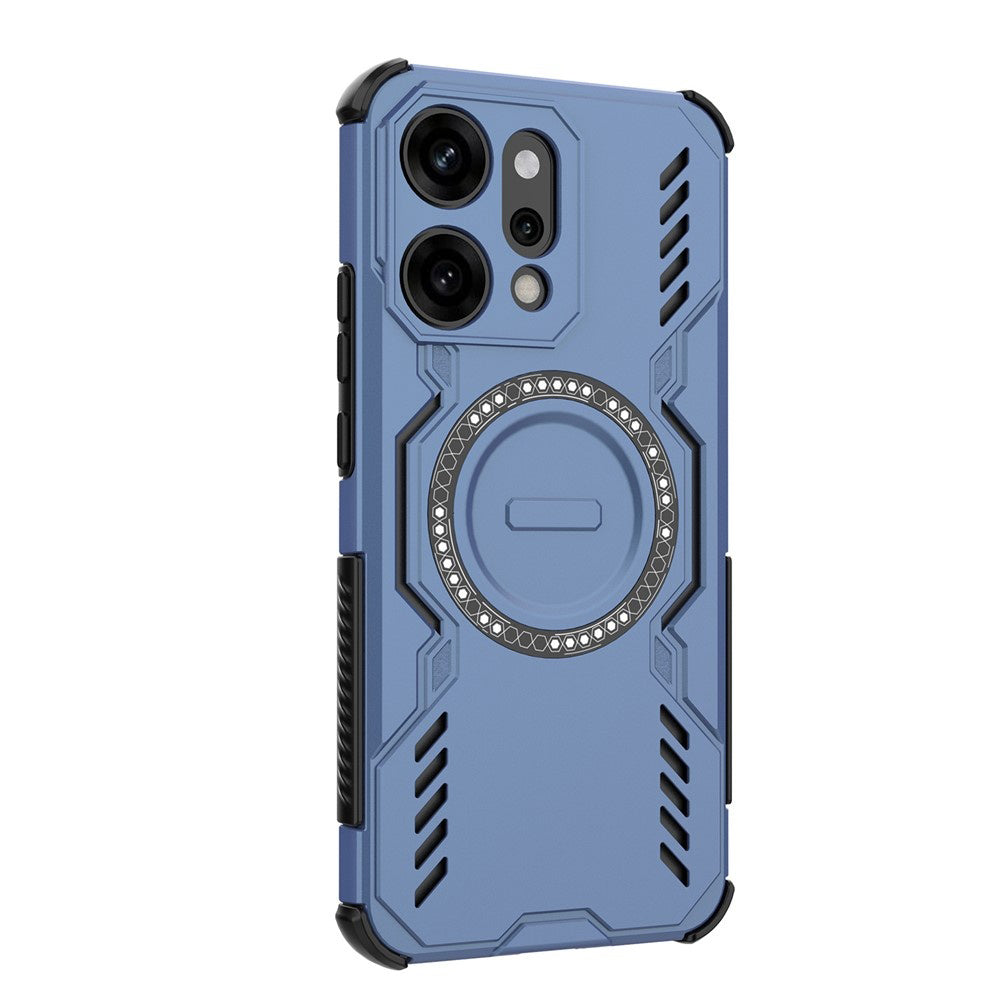 MagSafe-deksel for Oppo Reno14 Pro, Techsuit, ArmorMag, Blå