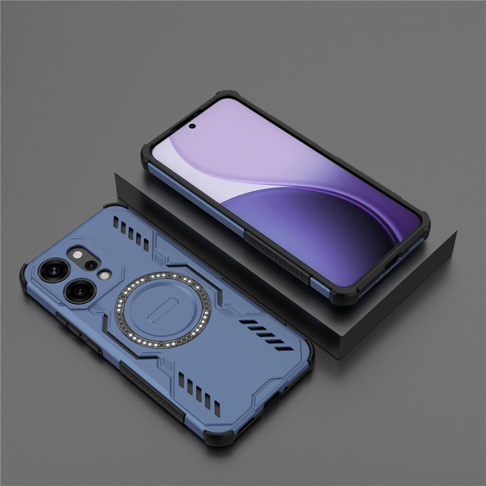 MagSafe-deksel for Oppo Reno14 Pro, Techsuit, ArmorMag, Blå