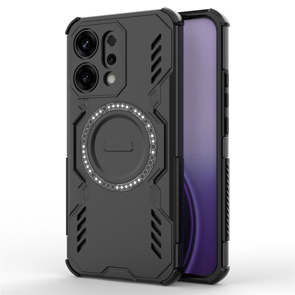 MagSafe-deksel for Oppo Reno14, Techsuit, ArmorMag, svart