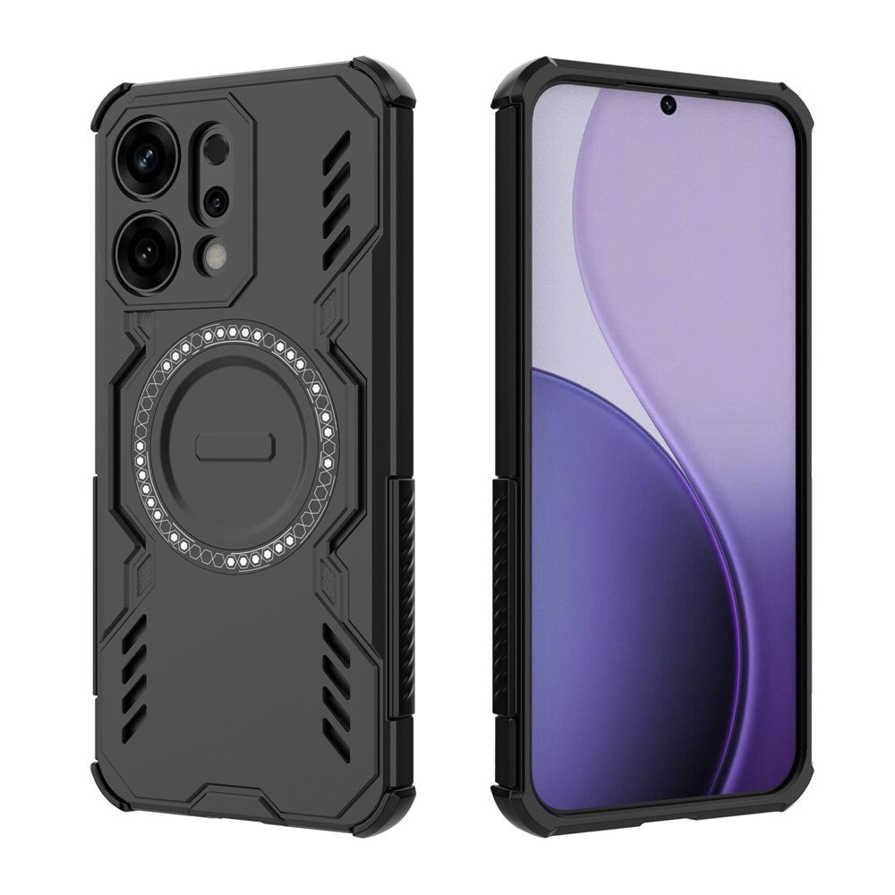 MagSafe-deksel for Oppo Reno14, Techsuit, ArmorMag, svart