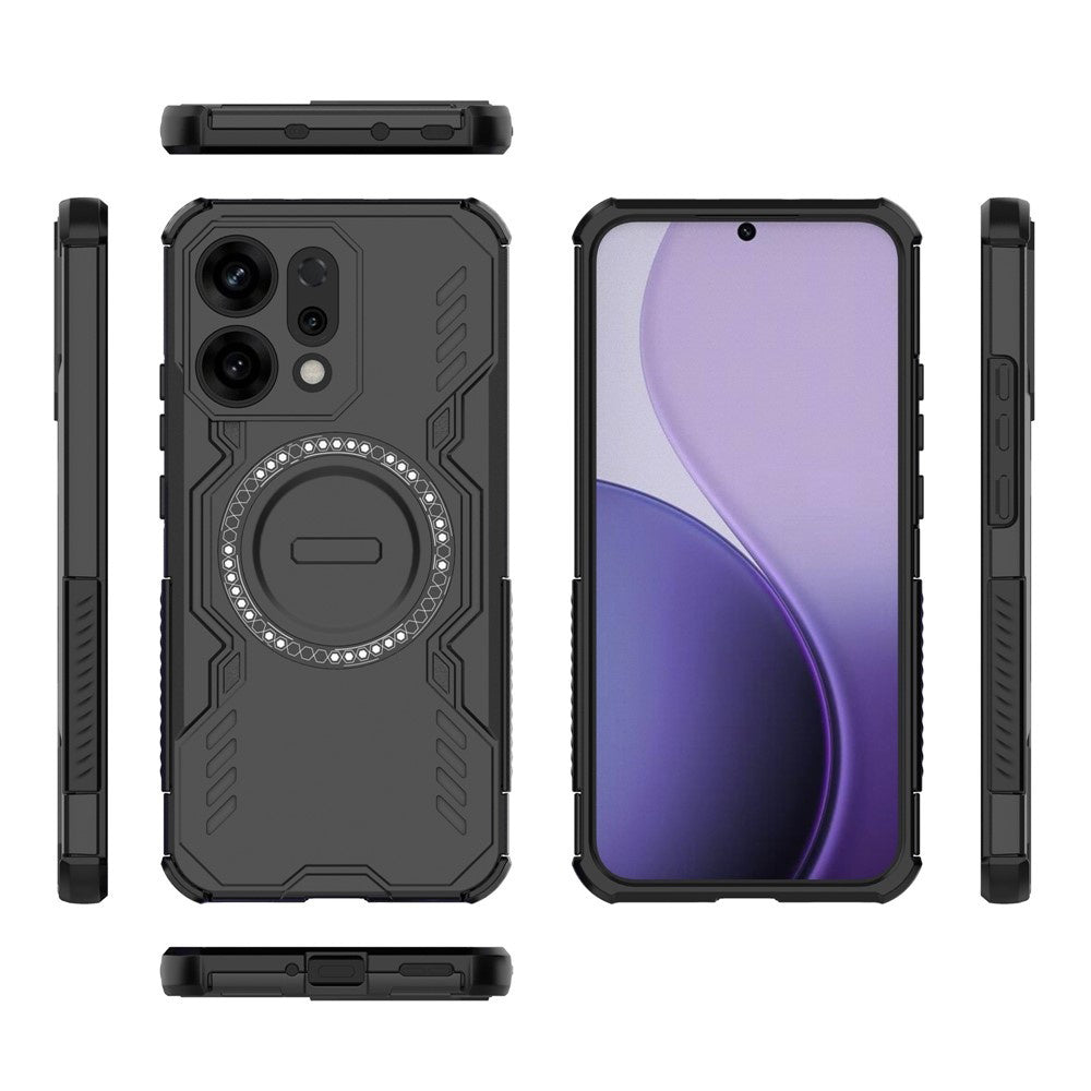 MagSafe-deksel for Oppo Reno14, Techsuit, ArmorMag, svart