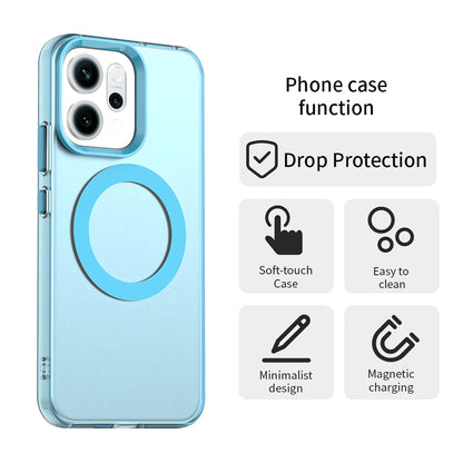 MagSafe-deksel for Oppo Reno14, Techsuit, CandyCase, Blå