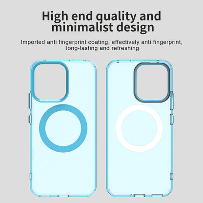 MagSafe-deksel for Oppo Reno14, Techsuit, CandyCase, Blå