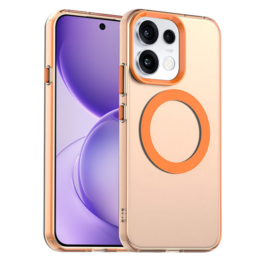 MagSafe-deksel for Oppo Reno16 F / Reno16 FS, Techsuit, CandyCase, Oransje