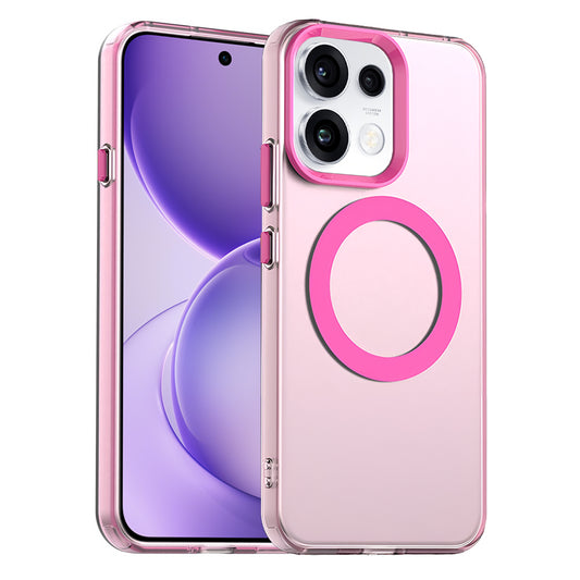 MagSafe-deksel for Oppo Reno16 F / Reno16 FS, Techsuit, CandyCase, Rosa
