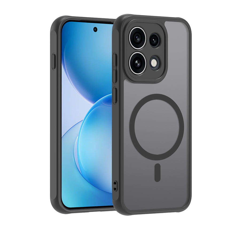 MagSafe-deksel for Oppo Reno16 Pro, Techsuit, HaloFrost II, svart