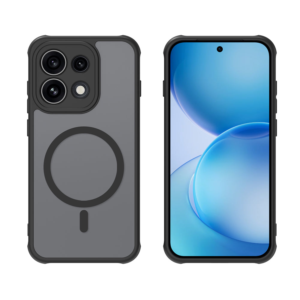 MagSafe-deksel for Oppo Reno16 Pro, Techsuit, HaloFrost II, svart