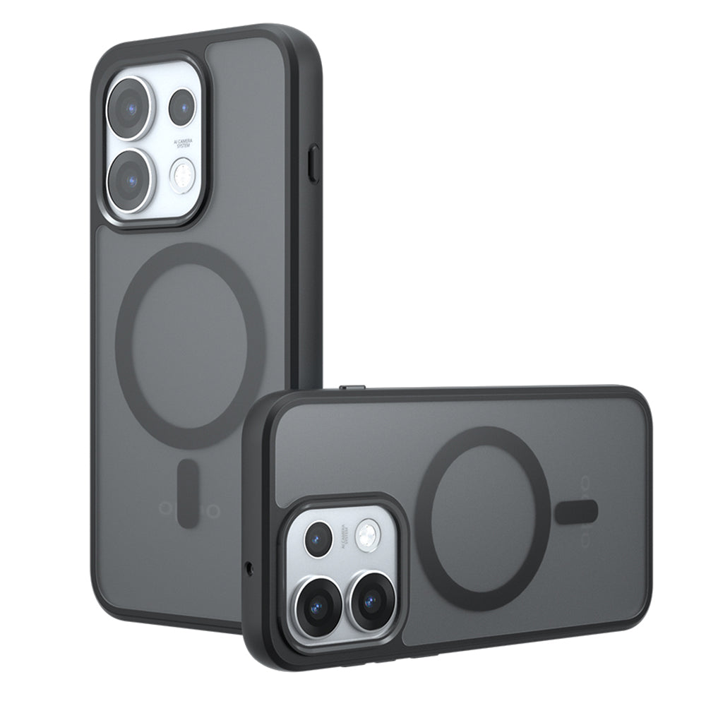 MagSafe-deksel for Oppo Reno16 Pro, Techsuit, PureFrost, Satinert svart