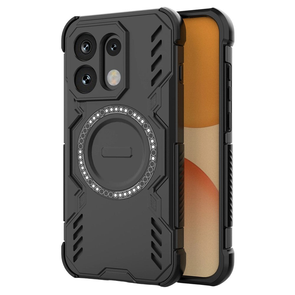 MagSafe-deksel for Oppo Reno16 / Reno16 Pro, Techsuit, ArmorMag, Svart