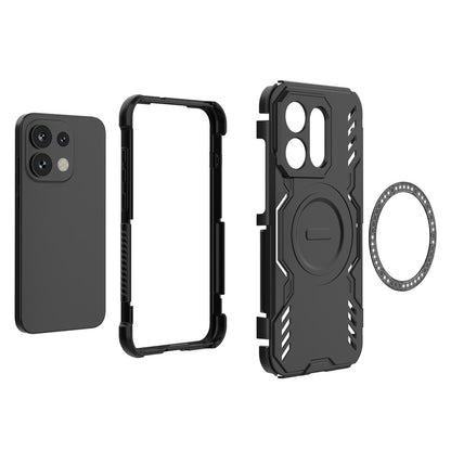 MagSafe-deksel for Oppo Reno16 / Reno16 Pro, Techsuit, ArmorMag, Svart