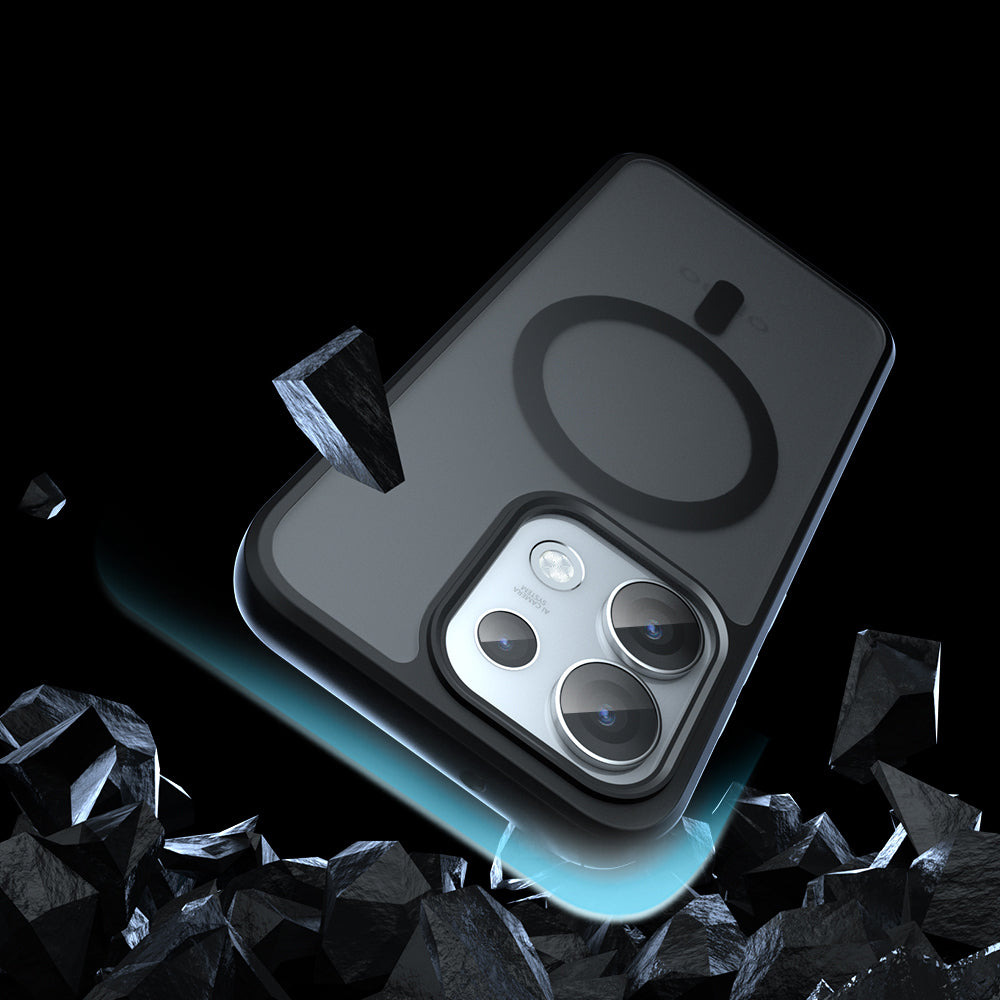 MagSafe-deksel for Oppo Reno16, Techsuit, PureFrost, Satinert svart