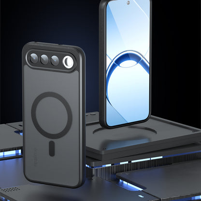 MagSafe-deksel for Realme 16, Techsuit, PureFrost, Satinert svart