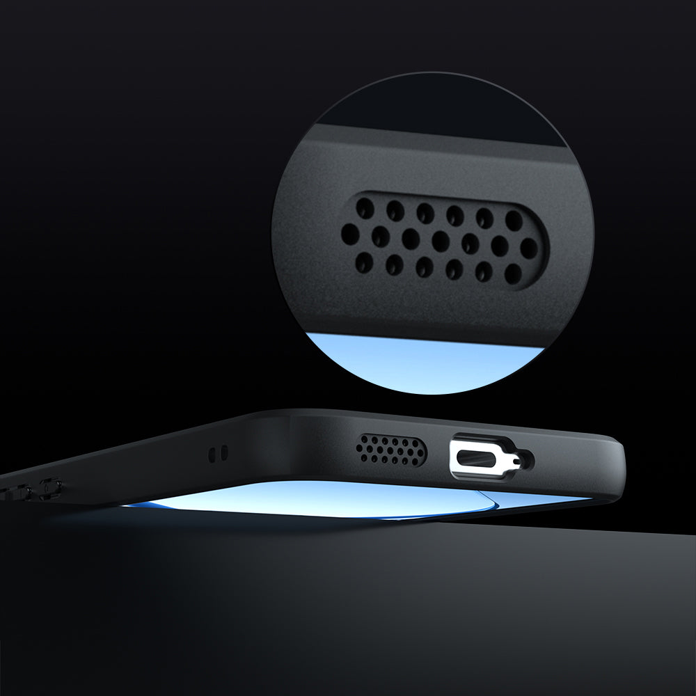 MagSafe-deksel for Realme 16, Techsuit, PureFrost, Satinert svart