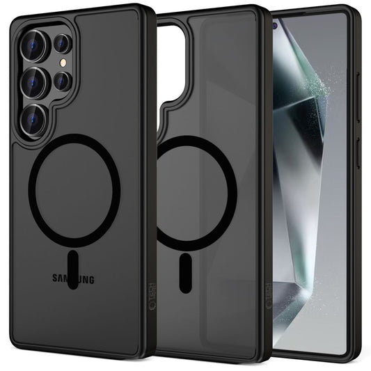 MagSafe-deksel for Samsung Galaxy S25 Ultra S938, Tech-Protect, Magmat, Svart