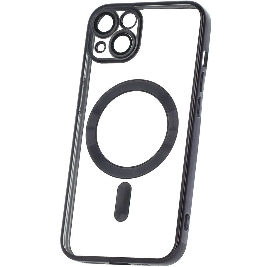 MagSafe-deksel for Samsung Galaxy A26 A266, OEM, Color Chrome Mag, Svart