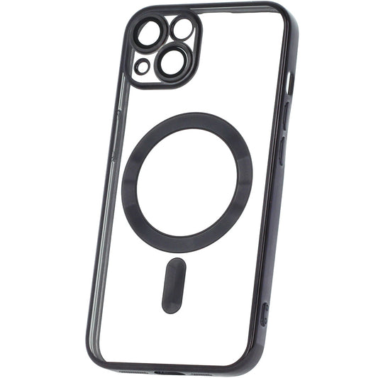 MagSafe-deksel for Samsung Galaxy A26 A266, OEM, Color Chrome Mag, Svart
