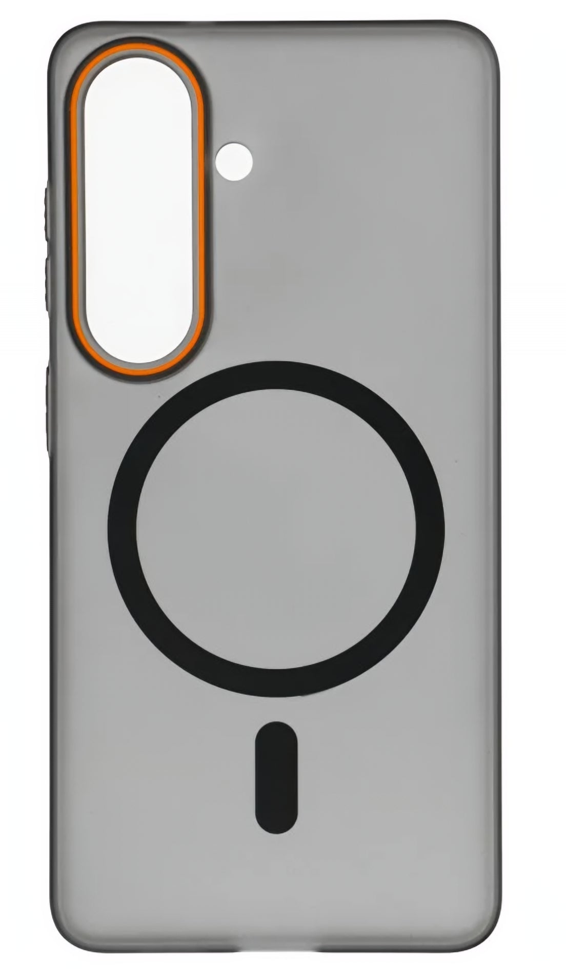 MagSafe-deksel for Samsung Galaxy S26 S942, OEM, Go Orange, Svart
