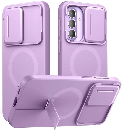 MagSafe-deksel for Samsung Galaxy A57 5G, Tech-Protect, Kevlar Aura, Lilla