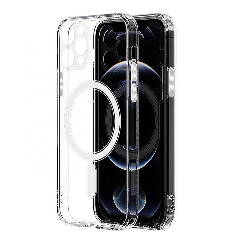 MagSafe-deksel for Samsung Galaxy S24 S921, OEM, 1800 Gauss, Transparent