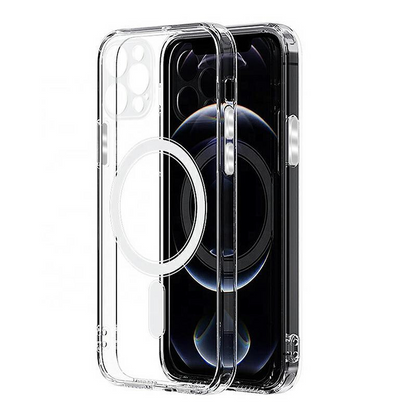 MagSafe-deksel for Samsung Galaxy S24 S921, OEM, 1800 Gauss, Transparent