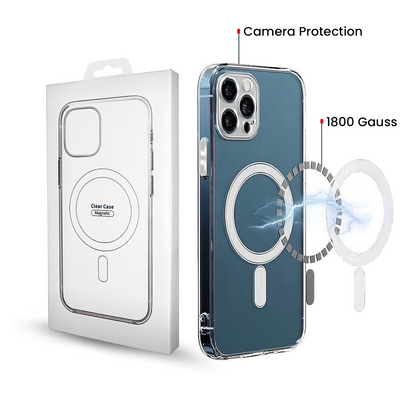 MagSafe-deksel for Samsung Galaxy A57 5G, OEM, 1800 Gauss, Transparent