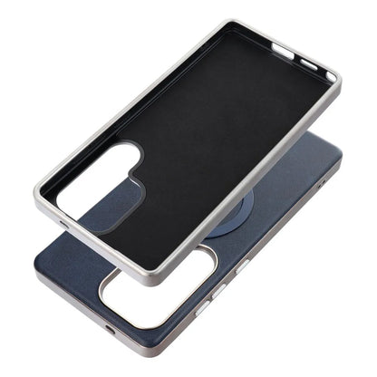 MagSafe-deksel for Samsung Galaxy A56 A566, OEM, Gentleman Mag, Marineblå