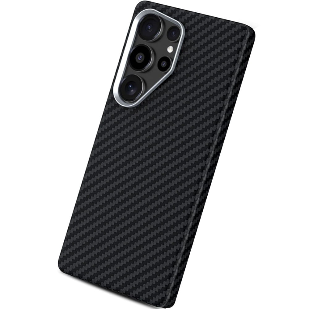 MagSafe-deksel for Samsung Galaxy S25 Ultra S938, Tech-Protect, Ion Carbon, Svart