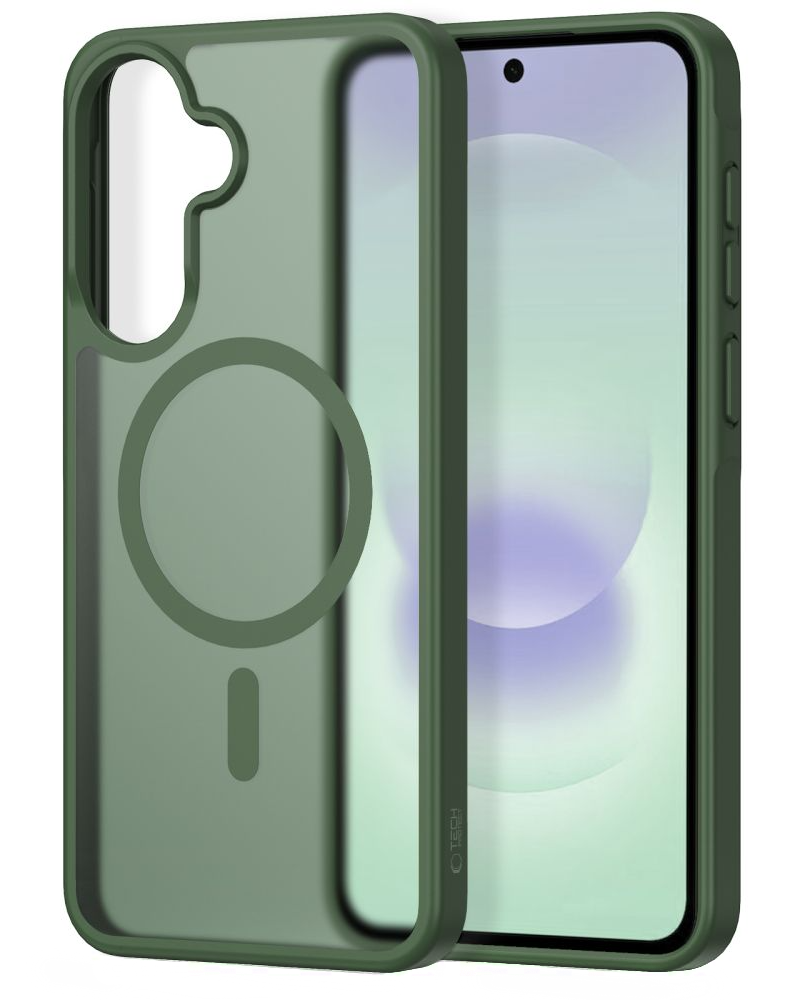 MagSafe-deksel for Samsung Galaxy A37 5G / A56 A566 / A36 A366, Tech-Protect, Magmat, Matt grønn