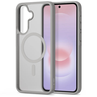 MagSafe-deksel for Samsung Galaxy A57 5G, Tech-Protect, Magmat, Grå Matt