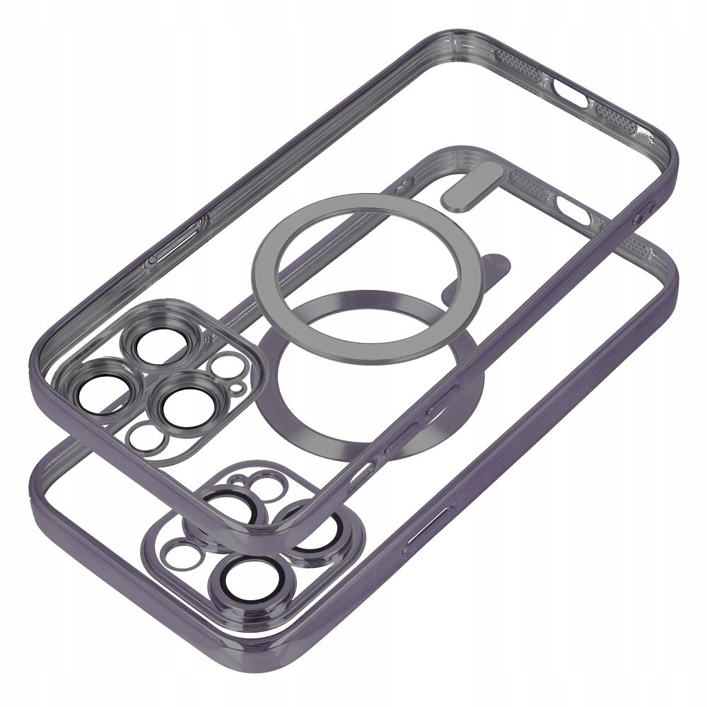 MagSafe-deksel for Samsung Galaxy S25 Ultra S938, OEM, Electro Mag, svart