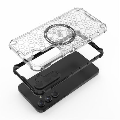 MagSafe-deksel for Samsung Galaxy A26 A266, Techsuit, HoneyComb Shield, Blå