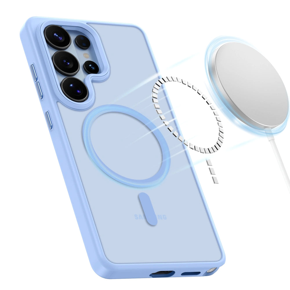 MagSafe-deksel for Samsung Galaxy S26 Ultra S948, Tech-Protect, Magmat, Matt blå