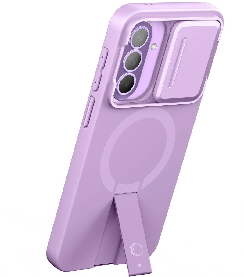 MagSafe-deksel for Samsung Galaxy A57 5G, Tech-Protect, Kevlar Aura, Lilla