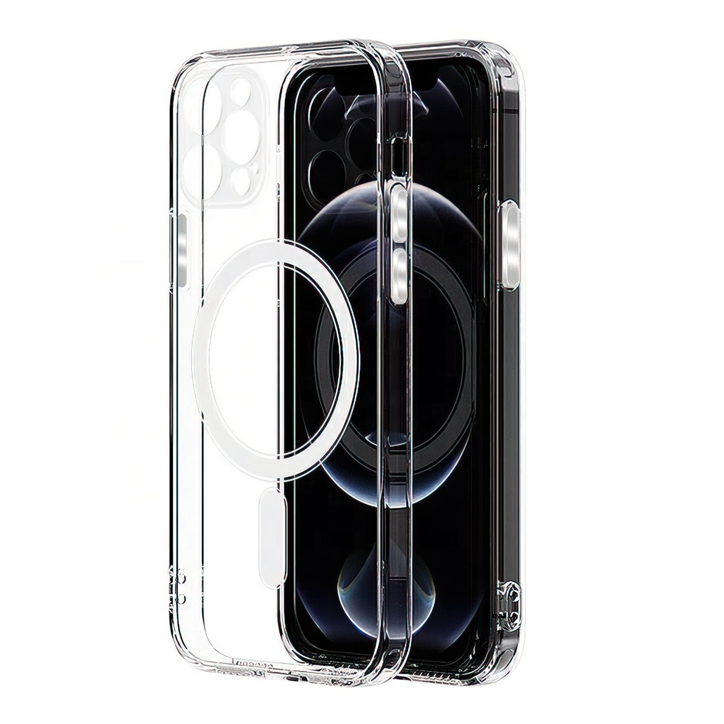 MagSafe-deksel for Samsung Galaxy A57 5G, OEM, 1800 Gauss, Transparent