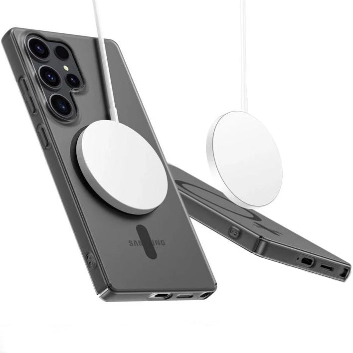MagSafe-deksel for Samsung Galaxy S25 Edge S937, Tech-Protect, MagSlim, Svart