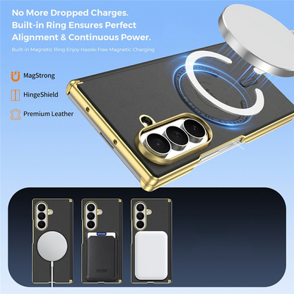 MagSafe-deksel for Samsung Galaxy Z Fold8 Ultra F976, OEM, elektroplettert, svart