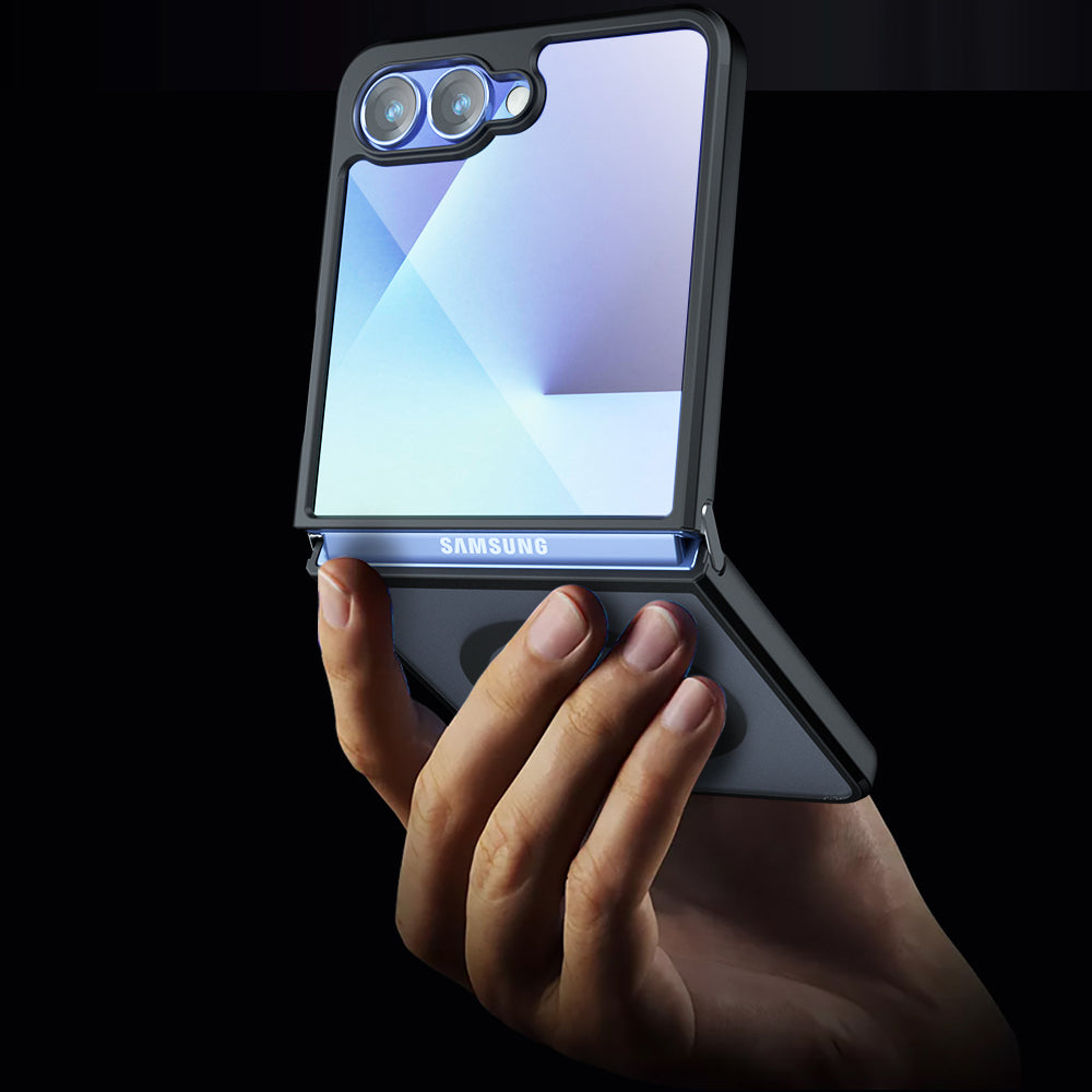 MagSafe-deksel for Samsung Galaxy Z Flip7 F766, Techsuit, PureFrost, Satinert svart