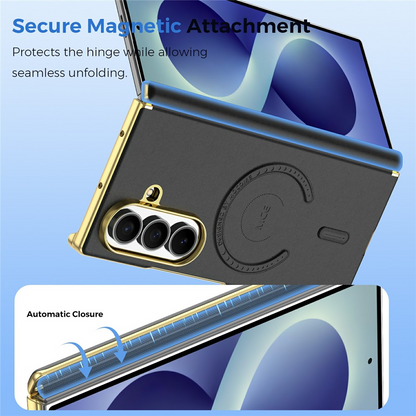 MagSafe-deksel for Samsung Galaxy Z Fold8 Ultra F976, OEM, elektroplettert, svart