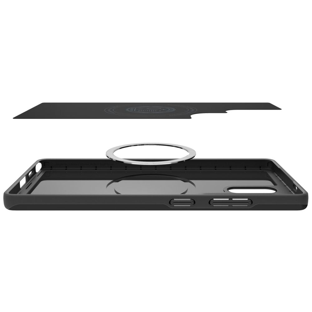 MagSafe-deksel for Samsung Galaxy S25 Ultra S938, Spigen, Thin Fit, Svart ACS08946
