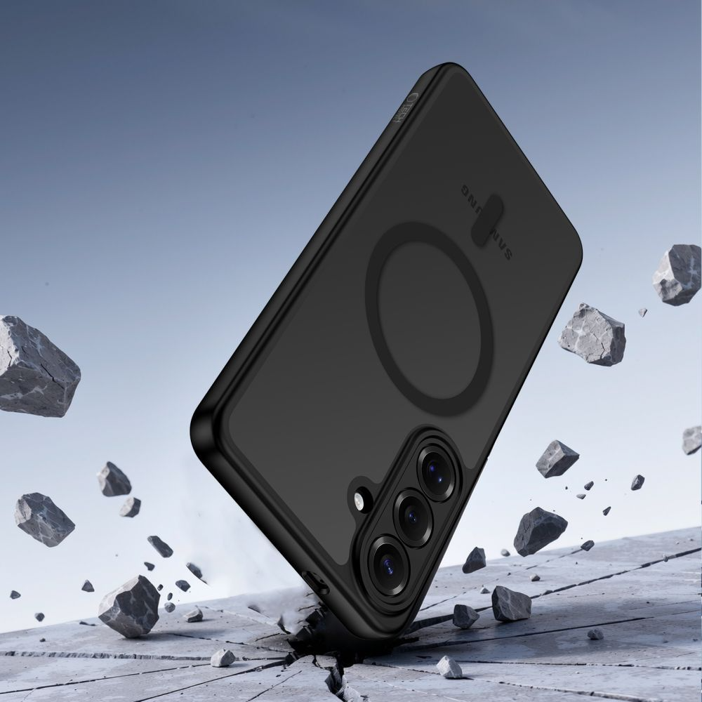 MagSafe-deksel for Samsung Galaxy S26 Plus S947, Tech-Protect, BasicMag, Matt Svart