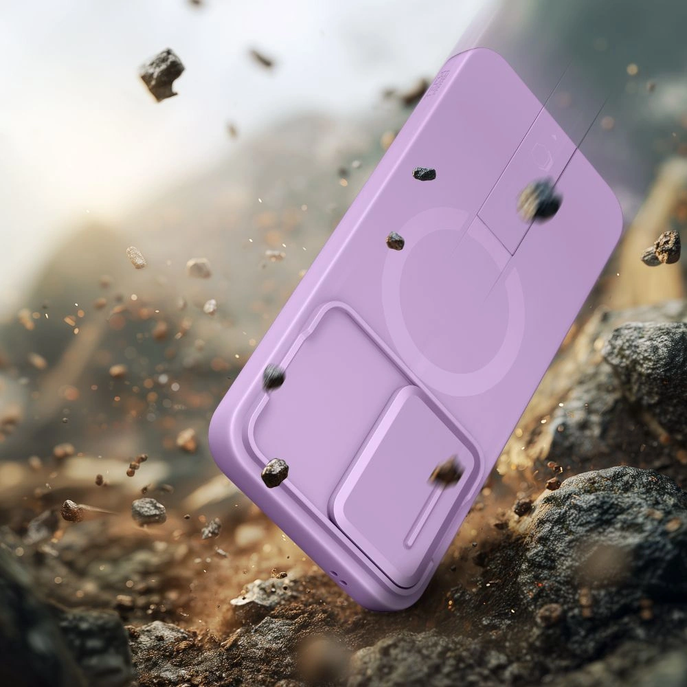 MagSafe-deksel for Samsung Galaxy A57 5G, Tech-Protect, Kevlar Aura, Lilla
