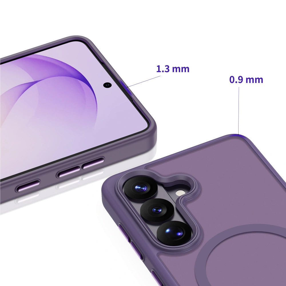 MagSafe-deksel for Samsung Galaxy S26 S942, Tech-Protect, Magmat, Matt lilla