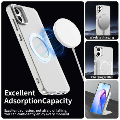 MagSafe-deksel for Samsung Galaxy A05 A055, Techsuit, CandyCase, hvit