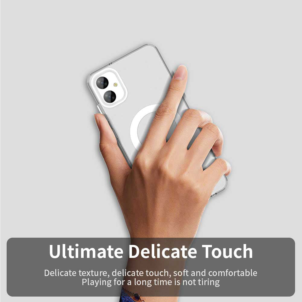 MagSafe-deksel for Samsung Galaxy A05 A055, Techsuit, CandyCase, hvit