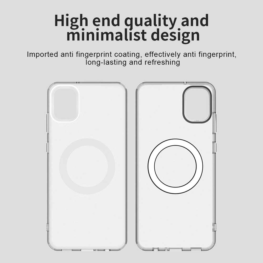 MagSafe-deksel for Samsung Galaxy A05 A055, Techsuit, CandyCase, hvit