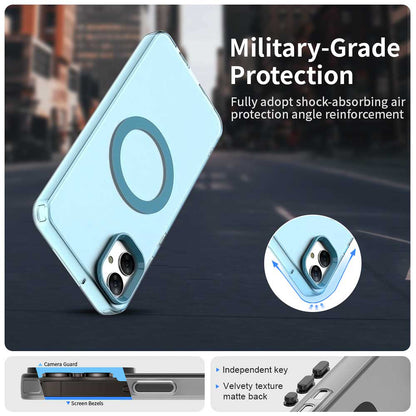 MagSafe-deksel for Samsung Galaxy A05 A055, Techsuit, CandyCase, Blå