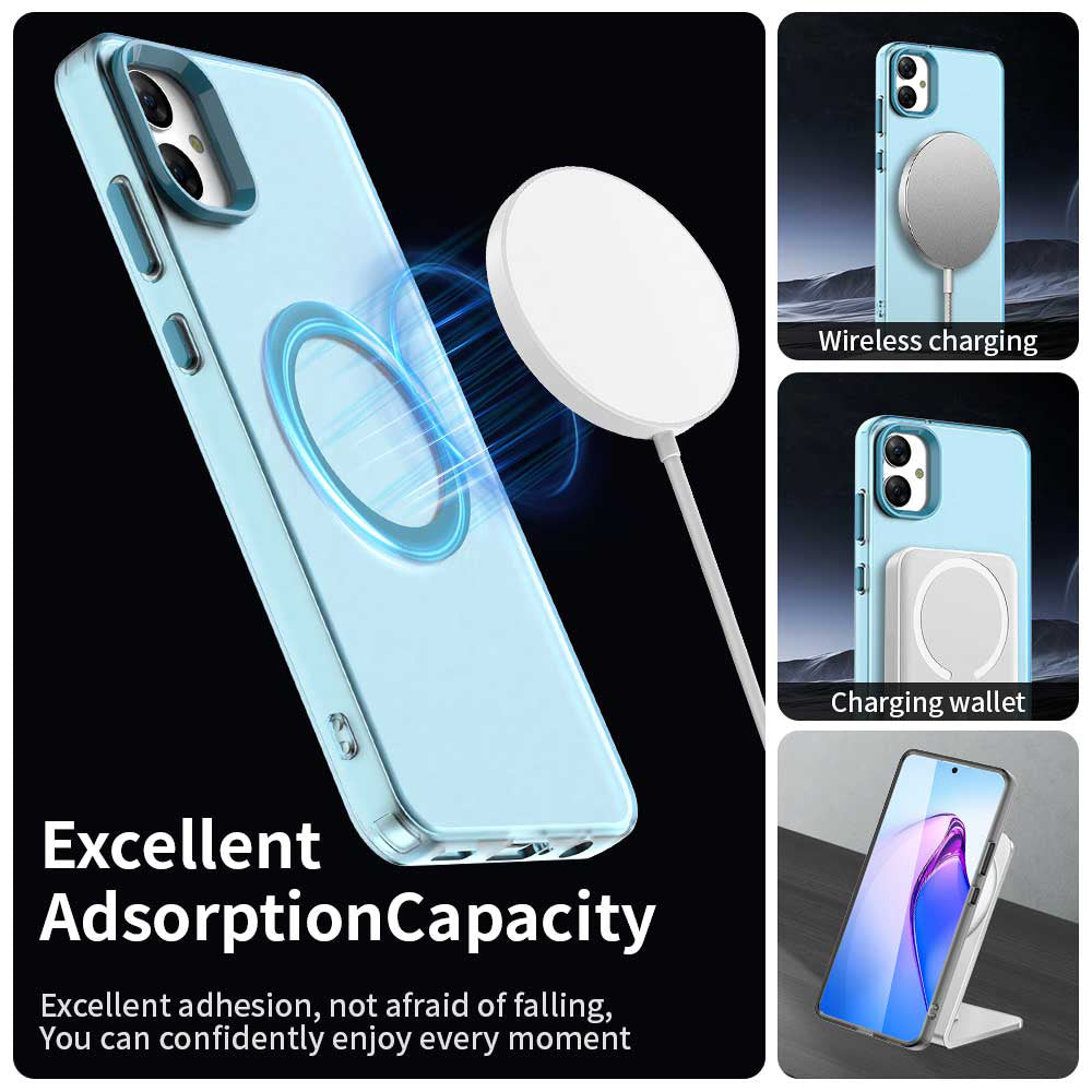 MagSafe-deksel for Samsung Galaxy A05 A055, Techsuit, CandyCase, Blå