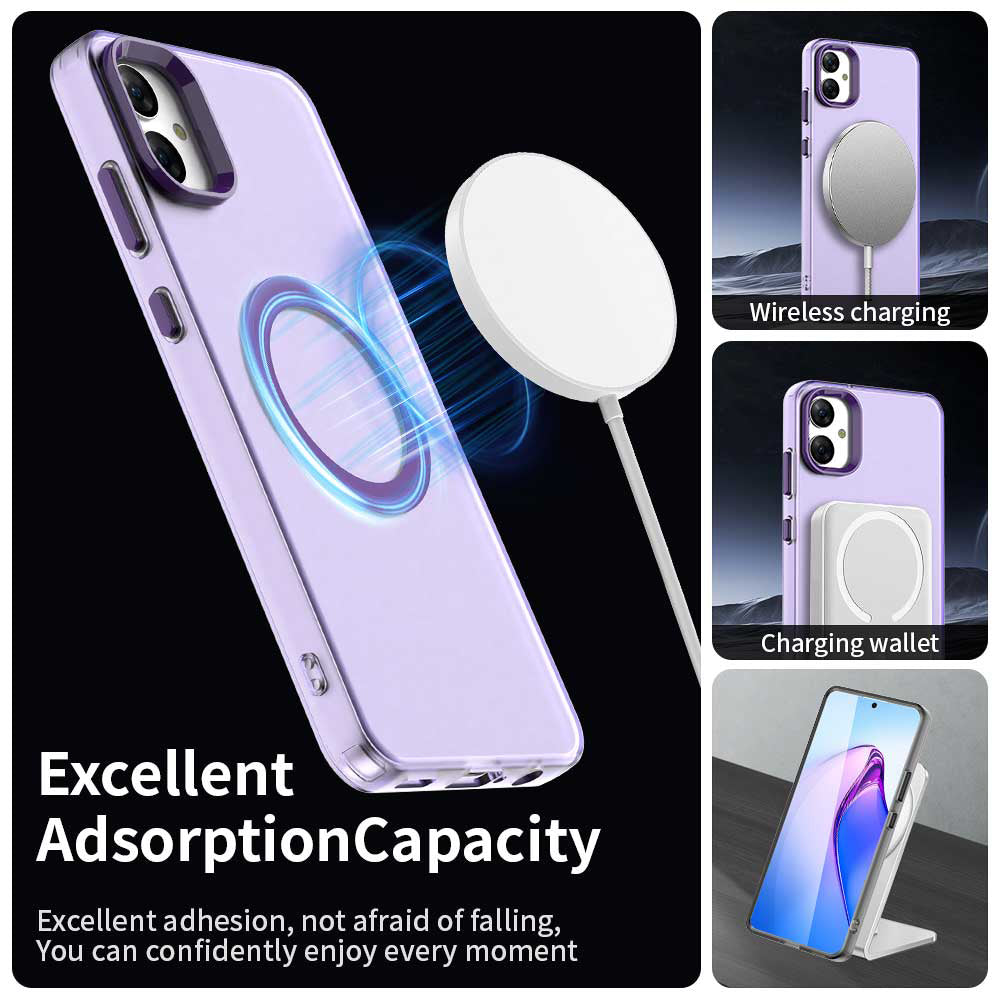 MagSafe-deksel for Samsung Galaxy A05 A055, Techsuit, CandyCase, Lilla