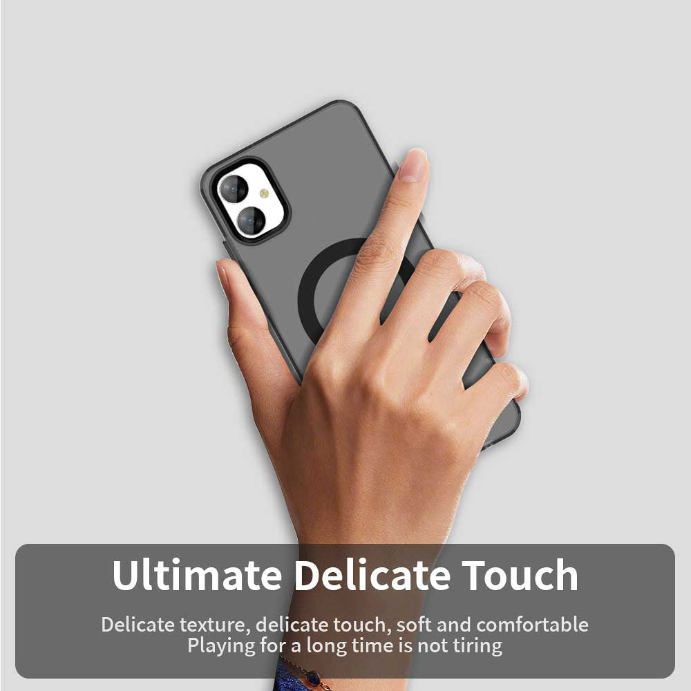 MagSafe-deksel for Samsung Galaxy A05 A055, Techsuit, CandyCase, Svart