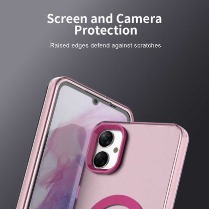 MagSafe-deksel for Samsung Galaxy A05 A055, Techsuit, CandyCase, Rosa